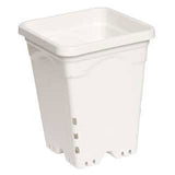Hydrofarm Square White Pots (Various sizes available)